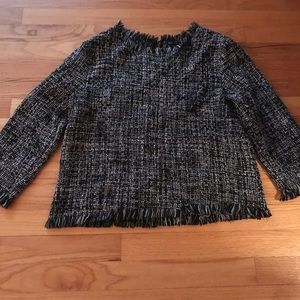 Zara tweed top